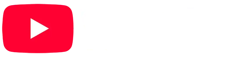 YouTube Logo White